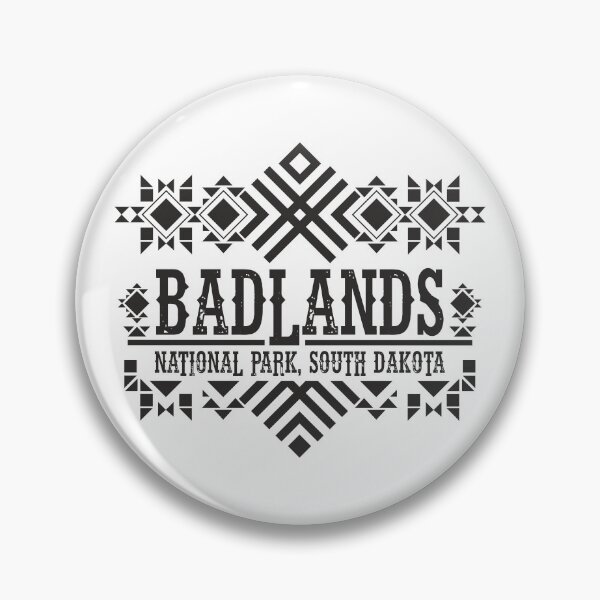Item preview, Badlands National Park South Dakota (BW) designed and sold by helenacooper.