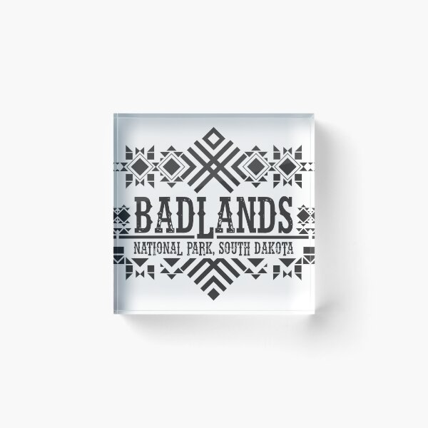 Item preview, Badlands National Park South Dakota (BW) designed and sold by helenacooper.