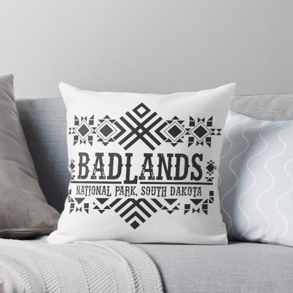 Item preview, Badlands National Park South Dakota (BW) designed and sold by helenacooper.