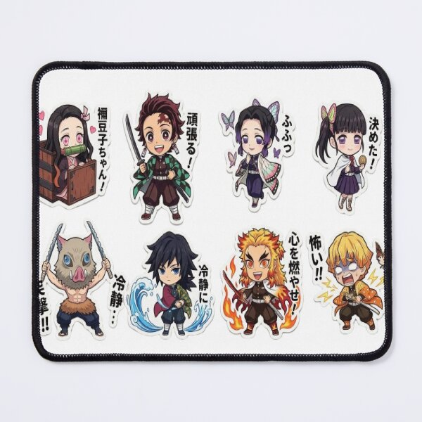 Item preview, Demon Slayer Chibi Anime Stickers - Tanjiro Nezuko Zenitsu Set designed and sold by Galaxato.