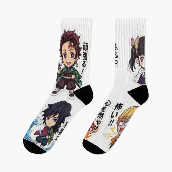 Item preview, Demon Slayer Chibi Anime Stickers - Tanjiro Nezuko Zenitsu Set designed and sold by Galaxato.
