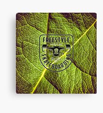 973 freestyle skateboarding Canvas Print