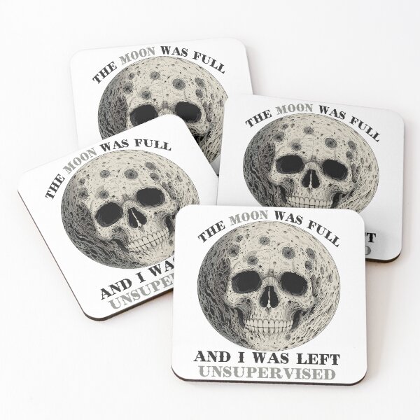 Item preview, Full moon, left unsupervised  designed and sold by Hexcellent Designs.