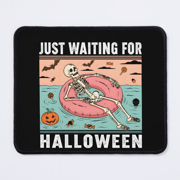 Item preview, Just Waiting For Halloween Spooky Season Skeleton Lover designed and sold by sportfantees.