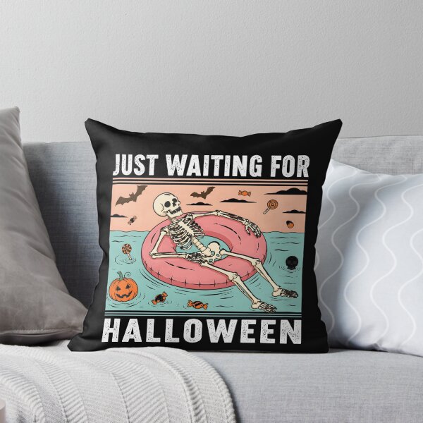 Item preview, Just Waiting For Halloween Spooky Season Skeleton Lover designed and sold by sportfantees.