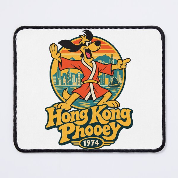 Item preview, Retro Cartoon Inspired Hong Kong Phooey Martial Arts Design designed and sold by Piiouf.