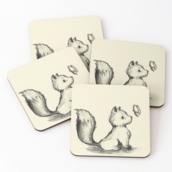 Item preview, Fox with butterfly designed and sold by CanvasCloud.