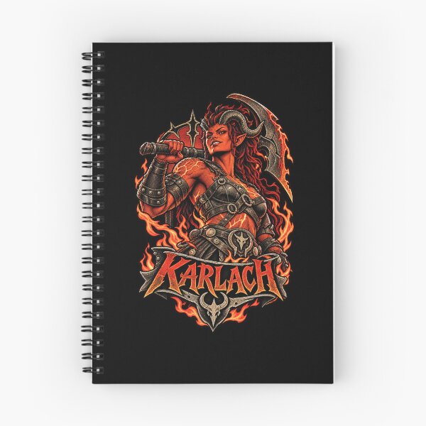 Item preview, Karlach Baldurs Gate 3 Tiefling Barbarian designed and sold by Pandaburba.