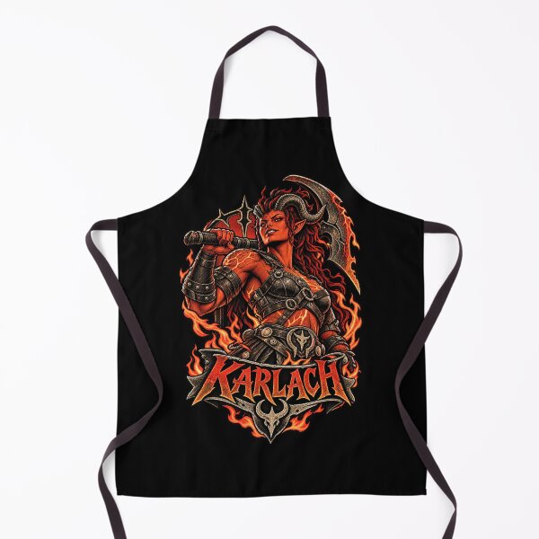Item preview, Karlach Baldurs Gate 3 Tiefling Barbarian designed and sold by Pandaburba.
