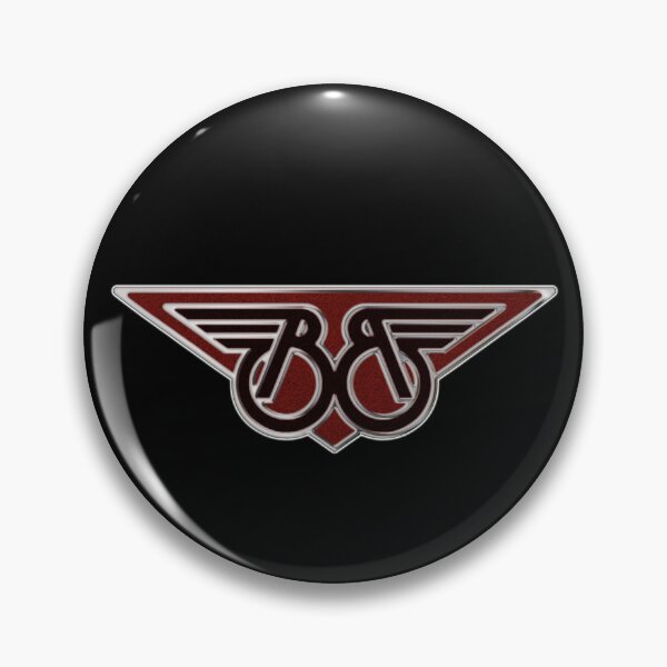 Item preview, Buckaroo Banzai Winged B - Cherry Red with Chrome effect designed and sold by Hedrin.