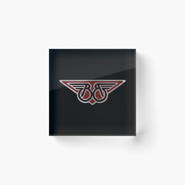 Item preview, Buckaroo Banzai Winged B - Cherry Red with Chrome effect designed and sold by Hedrin.