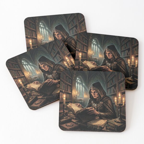 Item preview, A witch in the library. designed and sold by MagelliShop.