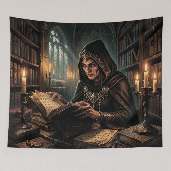Item preview, A witch in the library. designed and sold by MagelliShop.
