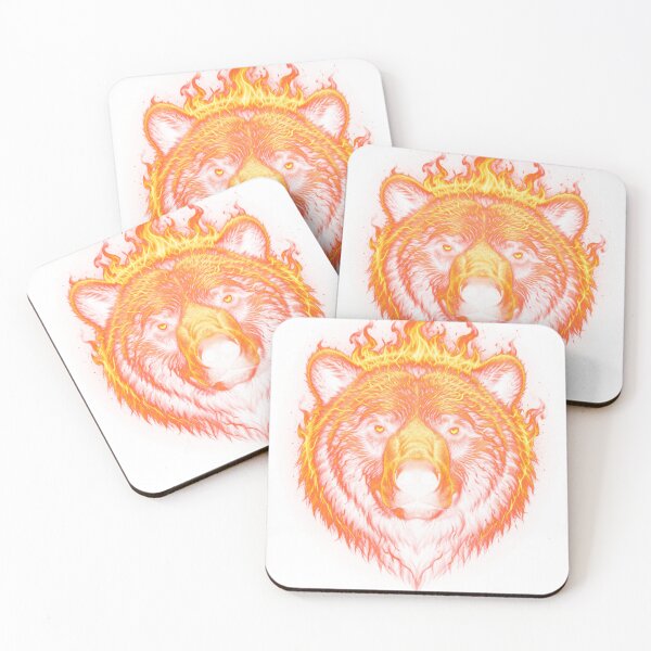 Item preview, Fire Bear Fantasy Design designed and sold by IZZO CREATIVE STUDIO.