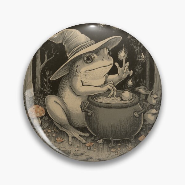 Item preview, Halloween Frog Witch Magic designed and sold by ChicTrendz.