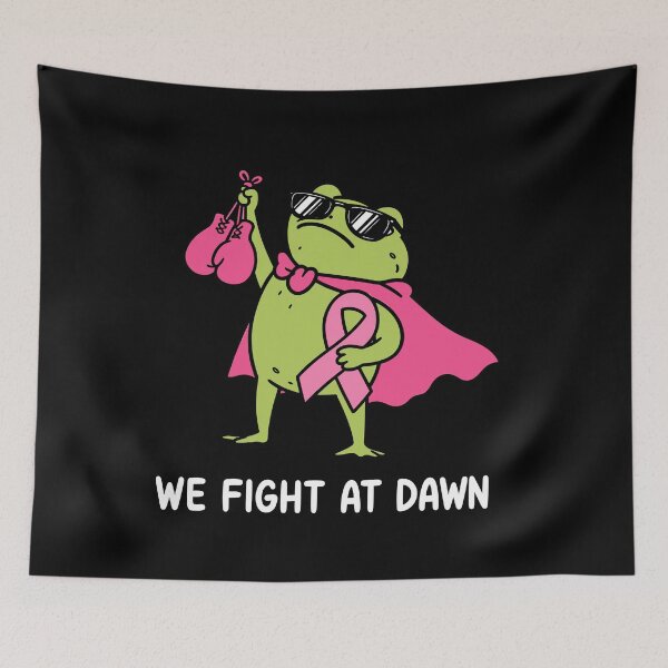 Item preview, We Fight At Dawn Breast Cancer Awareness Survivor Fighter designed and sold by sportfantees.