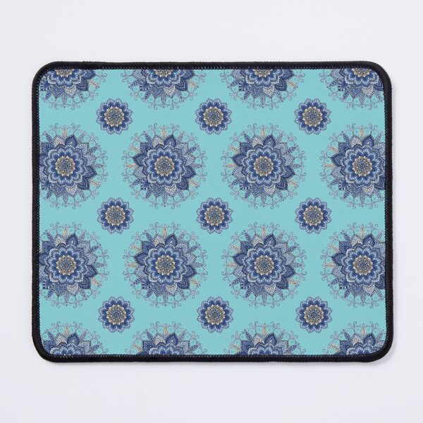 Item preview, Blue Ornamental Mandala Pattern – Intricate Boho Floral Design designed and sold by Mousy17.