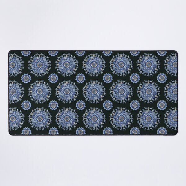 Item preview, Blue Ornamental Mandala Pattern – Intricate Boho Floral Design designed and sold by Mousy17.