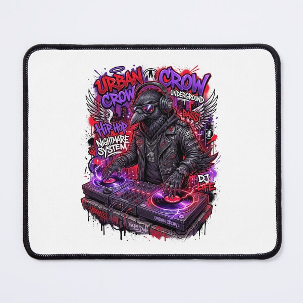 Item preview, Urban Crow DJ - Gothic Raven designed and sold by StickVerse by Owais.