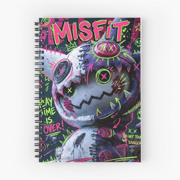 Item preview, M1SF1T‑ST1TCH N30N‑WR4TH: The Patchwork Rebel Running Full Danger‑Lore Voltage designed and sold by Print Fiction.