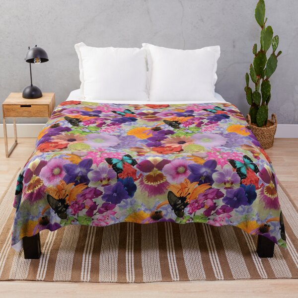 Item preview, Tropical Flowers with Pink & Green Background designed and sold by Digitalmyth's Designs.
