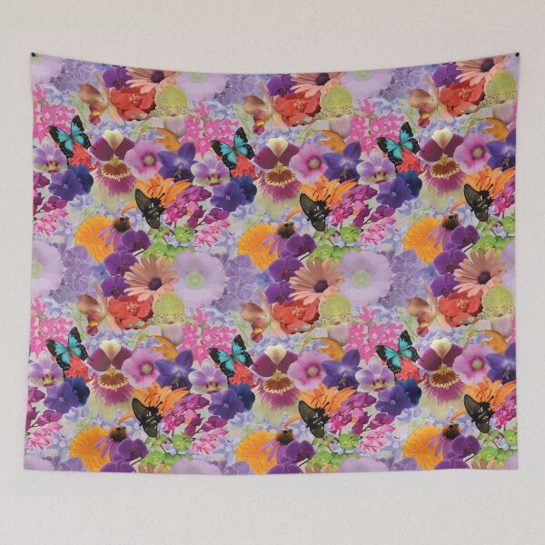 Item preview, Tropical Flowers with Pink & Green Background designed and sold by Digitalmyth's Designs.
