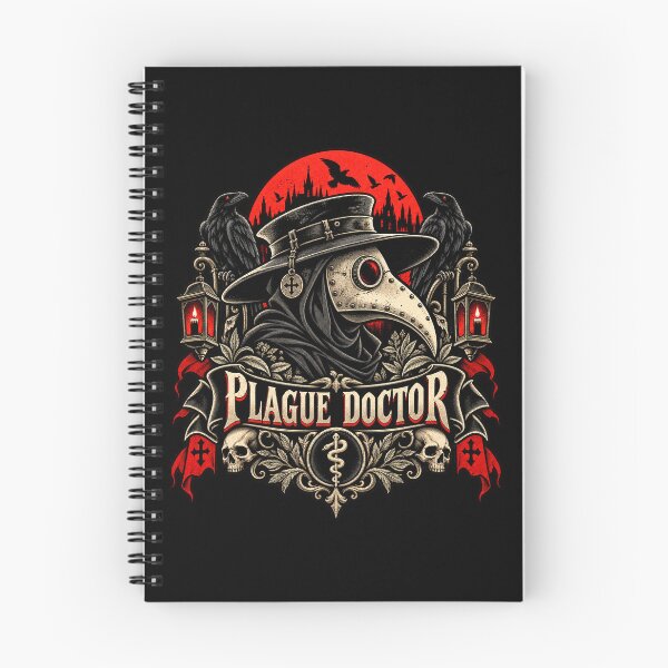 Item preview, Plague Doctor Black Death Gothic Horror designed and sold by Pandaburba.