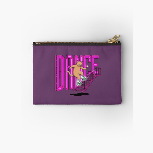 Item preview, Roller Skating Cat Dancing Down Stairs Neon Dance Art designed and sold by Rare By Hero.