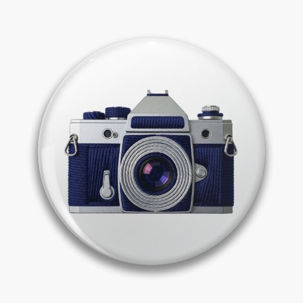Item preview, Vintage Camera Embroidered Iron-On Patch – Retro Design designed and sold by Peecoo.