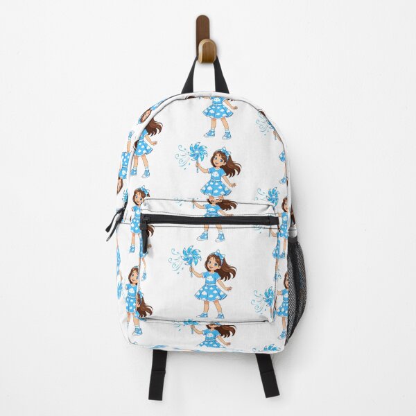 Item preview, Cute Cartoon Girl With Cloud Dress And Pinwheel Magic Wind Graphic Design designed and sold by Nubian Style.