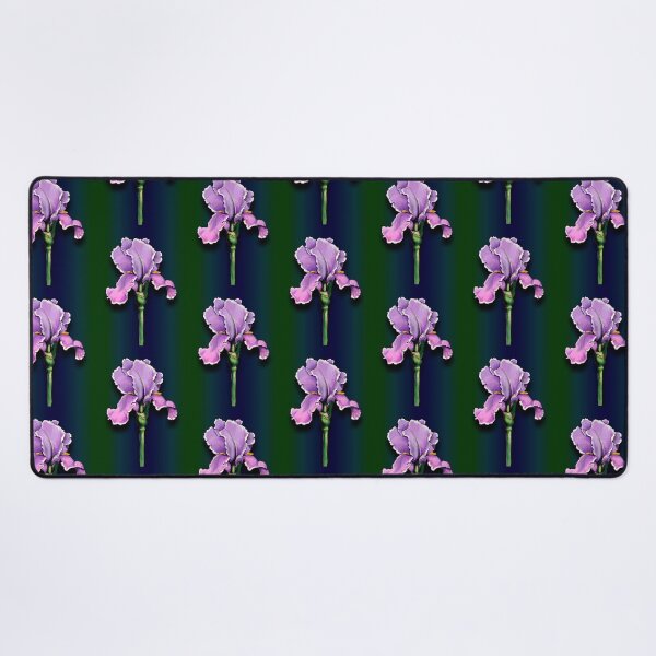 Item preview, Purple Iris Flower, Single Bloom, Floral Illustration designed and sold by JoyfulWhimsy.