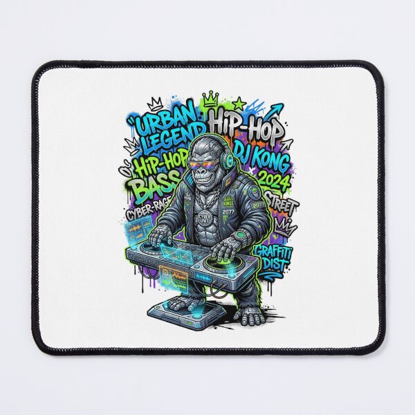 Item preview, DJ Kong - Cyberpunk Gorilla designed and sold by StickVerse by Owais.