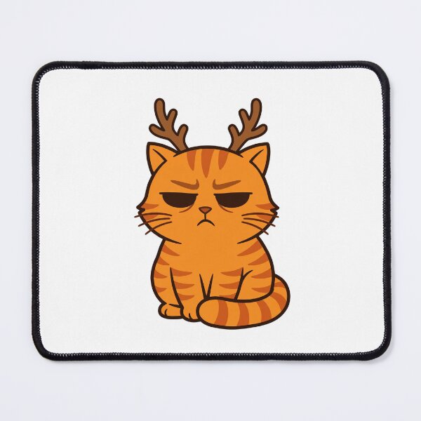Item preview, Unimpressed Cat Christmas Shirt – Funny Orange Tabby Holiday Tee designed and sold by KERK Art and Design.