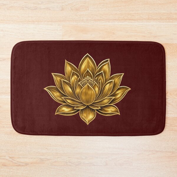 Item preview, Elegant Golden Lotus Flower Spiritual Zen Yoga Sticker designed and sold by chicworld2026.