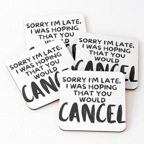 Item preview, Sorry I’m late, I was hoping that you would cancel designed and sold by ClarissaDoodles.