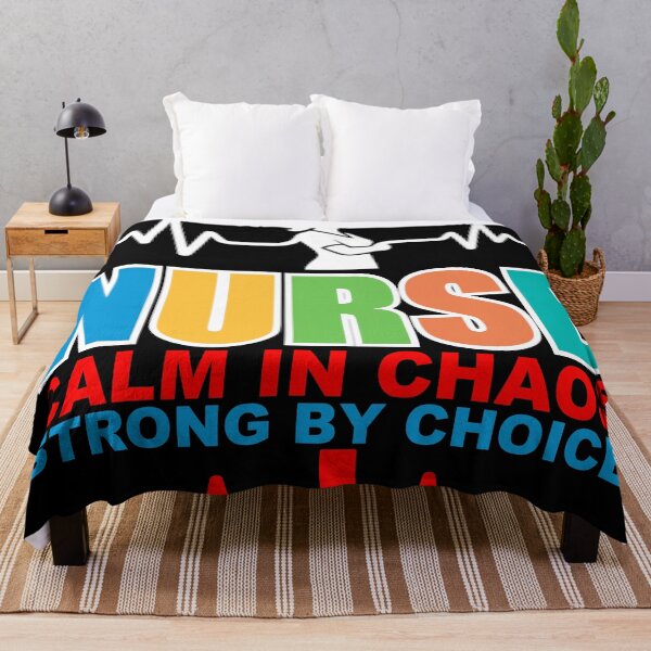 Item preview, Nurse Calm In Chaos Strong By Choice designed and sold by VibeForgeCo24.