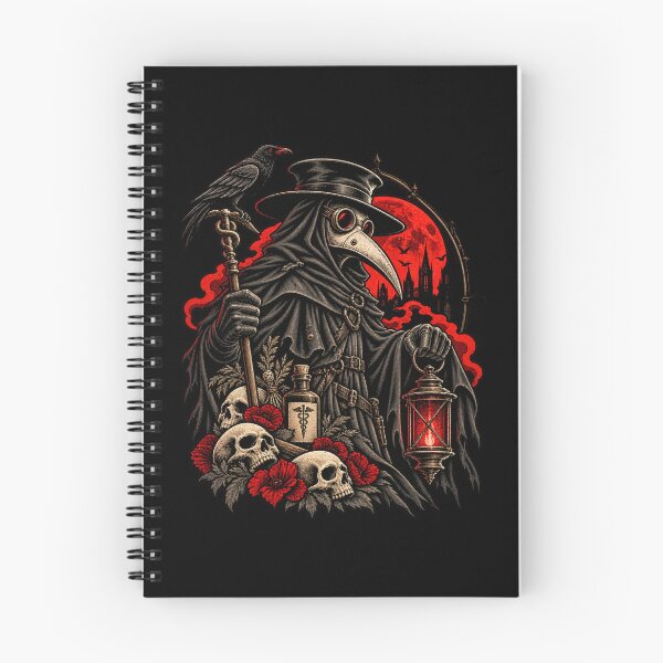 Item preview, Gothic Plague Doctor Raven Skull Dark Medieval designed and sold by Pandaburba.