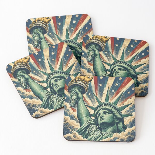 Item preview, Statue of Liberty Torch Patriotic Sunburst designed and sold by Avenuse style.