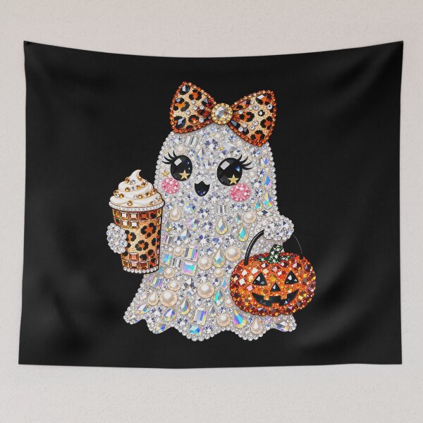 Item preview, Rhinestone Ghost Spooky Season designed and sold by darriahad.