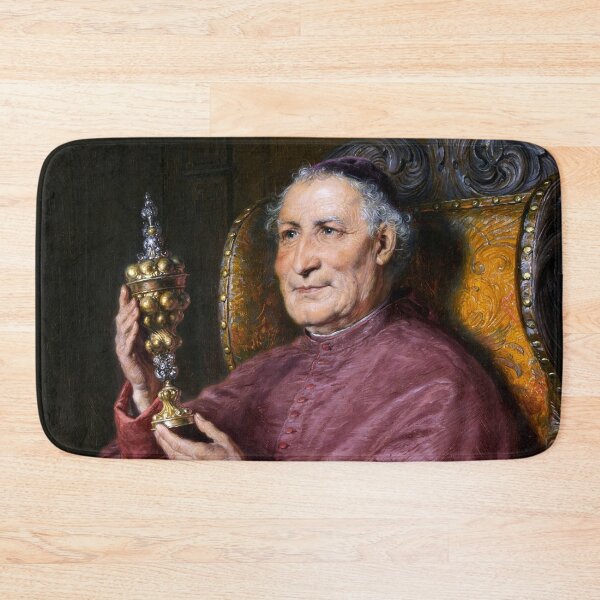 Item preview, Monk contemplating a columbine cup by Eduard von Grützner designed and sold by The Breathing Paint.