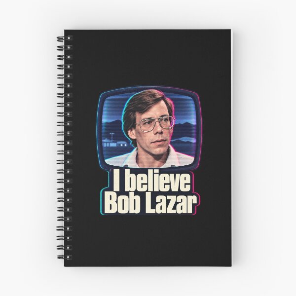 Item preview, I believe Bob Lazar - Vintage VHS Television Portrait designed and sold by thefreezoneart.