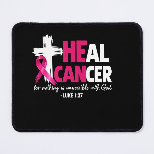Item preview, Heal Cancer For Nothing Is Impossible With God Luke 1:37 Christian Faith Spiritual Healing Awareness Hope designed and sold by sportfantees.