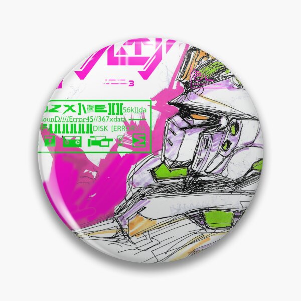 Item preview, Gundam  original ink sketch fan art designed and sold by Paintbase.