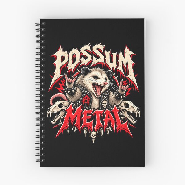 Item preview, Possum Metal Heavy Metal Opossum designed and sold by Pandaburba.