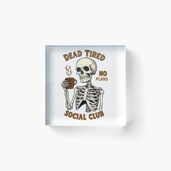 Item preview, Dead Tired Social Club designed and sold by catcurio.