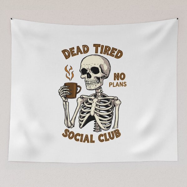 Item preview, Dead Tired Social Club designed and sold by catcurio.