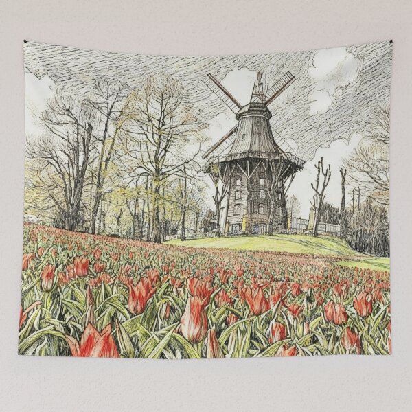 Item preview, Bremen, Mill on the Wall designed and sold by sid1802.