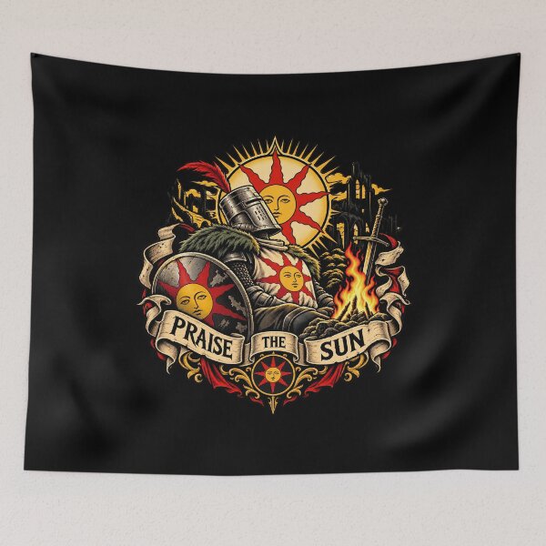 Item preview, Dark Souls Praise the Sun Solaire Knight designed and sold by Pandaburba.