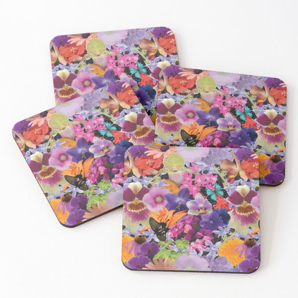 Item preview, Tropical Flowers with Dark Background designed and sold by Digitalmyth's Designs.