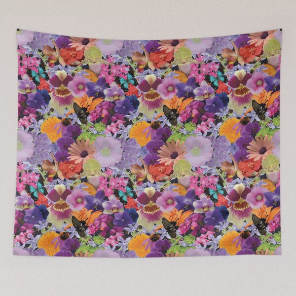 Item preview, Tropical Flowers with Dark Background designed and sold by Digitalmyth's Designs.